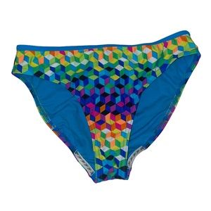 Girls Youth 16 Speedo Bikini Bottom Colorblock